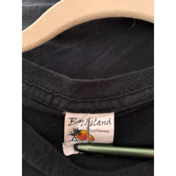 Bay Island Lynyrd Skynyrd Black T-Shirt Band and Frampton Graphics Unisex L - Picture 5 of 8